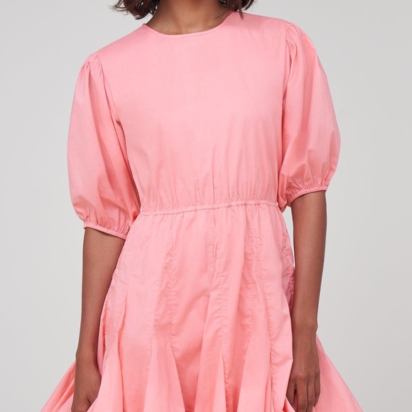 Rhode Molly Peach Dress NWT Size L - Picture 2 of 9